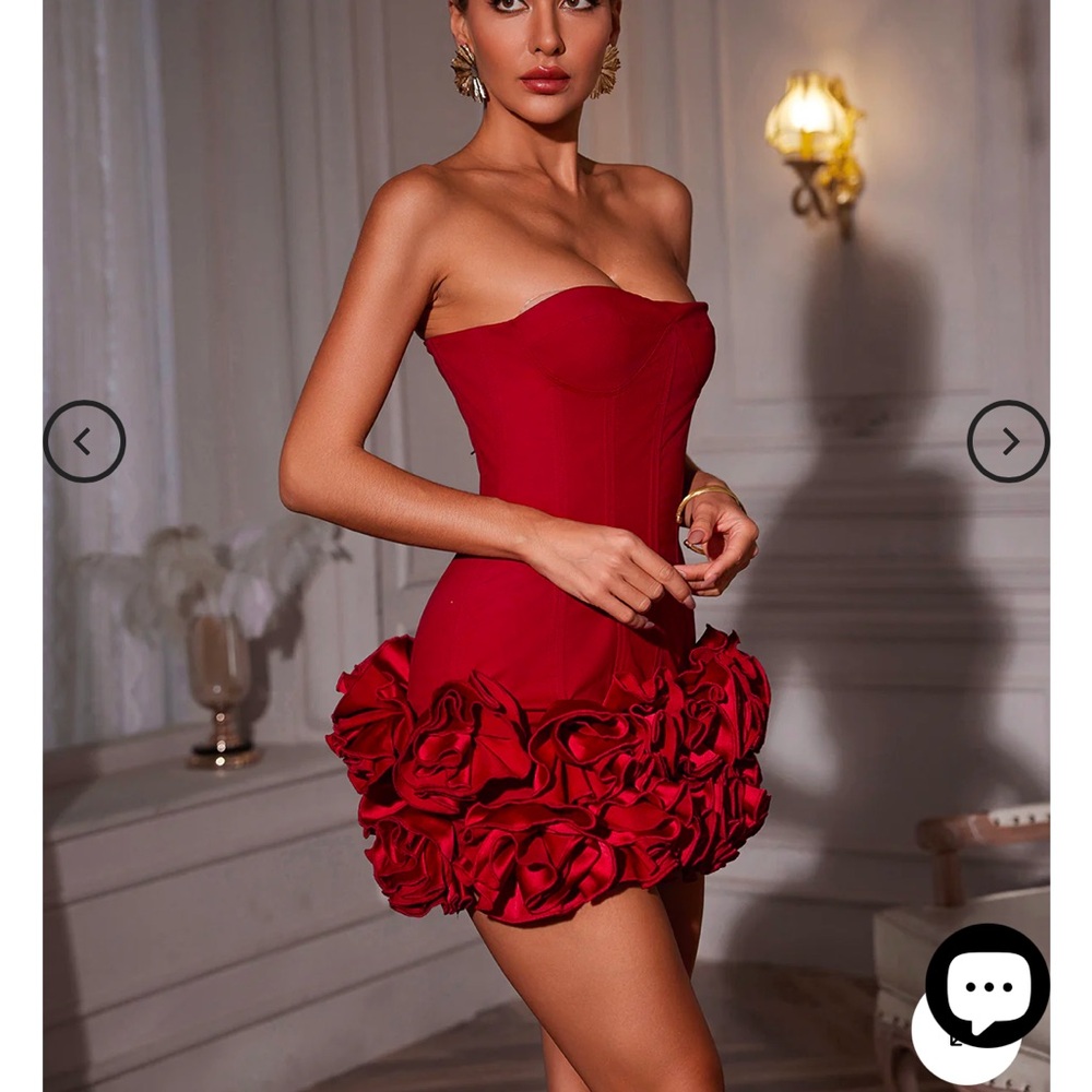 Red beautiful dress. Wear it once